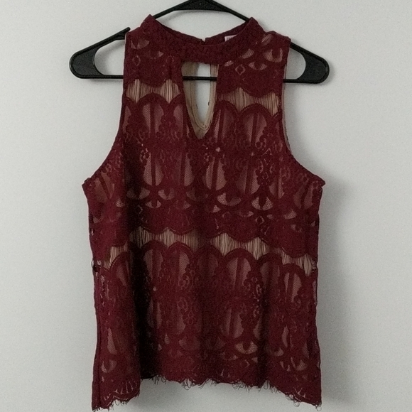 love, Fire Choker Neck Sleeveless Top - Picture 1 of 8